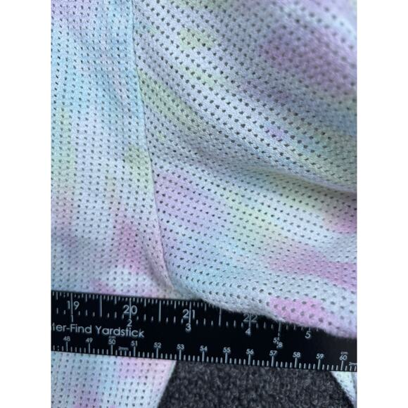 Pink by Victoria Secret Mesh Swim Coverup Hooded Womens Size S Tie Dye Multicolo - Picture 6 of 6